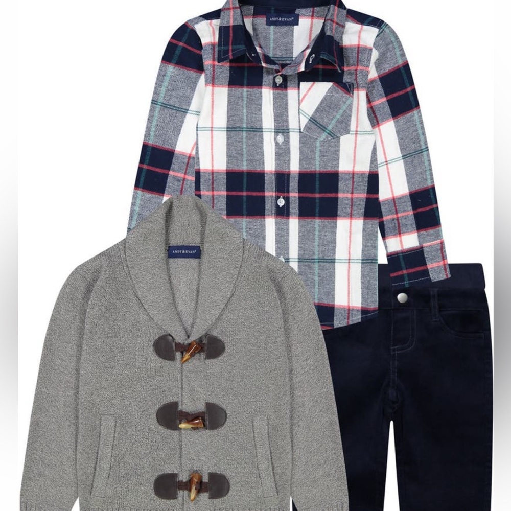 Sweater and flannel only